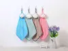 Animal head hand towels, kitchen hanging towels, owl, penguin, small fish, flower, absorbent square towels details Picture